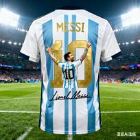 AI MESSI # 10 Futbolo marškinėliai Suaugusiųjų Mados Vasariniai Greitai Džiūstantys Sportiniai Marškinėliai Lauko Treniruočių Marškinėliai Gerbėjo Viršus M