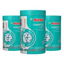 Nutrela Diabetes Protein Powder Vanilla Flavour 400g x Pack Of 3 Adult Nutritional Supplement For Daily Health Support