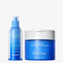 [Cooling/Moisture] Aqua Water Tox Sparkling 2-Piece Set (Pads/Essence)