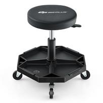 Mechaniko kėdė juoda ir raudona