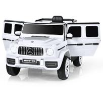 Mercedes-Benz G63 vaikų elektrinis automobilis baltas