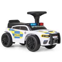 Policijos važinėjamas automobilis baltas