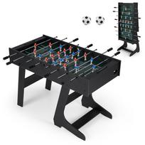 Stalo futbolas juoda/natūrali