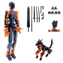 Korean Game Toys Titan Multi-Jointed Action Figures Gift Assembly Completed Full Body Mechanical Movable Toy Dummy Action Figure