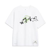 Li-Ning Salventius x Way Of Wade Graphic T-shirt 'White' Men's AHST335-2 M