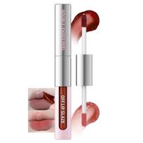 Erinde Lip Gloss Peel-Off 24h Water Resistant Glitter Mirror Gloss Double Ended Apply and Peel Lip Tint Long-lasting Lip Tint Moisturizing Lipstick