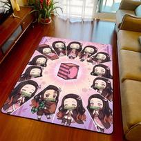 Nezuko Area Rug Carpet Non Slip Floor Mat Soft Bedroom Living Room Home Decorative Style -QJY 60x90cm