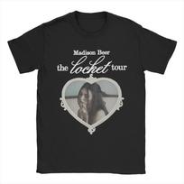 Unisex Women Graphic Madison Beer the locket tour 2026 Tee T Shirt pure Cotton Tshirts Clothes Fashion Casual Shortsleeved top S