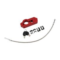 Enduro CNC Handle Helmet Lock Motorcycle Aluminum Alloy Parts Universal Scooters Motorized Bike Anti-Theft Accessories