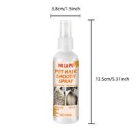 10-in-1 Instant Hair Smoothing No-Rinse Pet Spray - Anti-Frizz No-Rinse Spray Containing Plant Essential Oils, Aloe Vera, and Vitamin E, Suitable for
