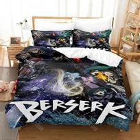 3D Print Berserk Anime Bedding Set Boys Girls Twin Queen Size Duvet Cover Pillowcase Bed Kids Adult Fashion Home Textileextile 135x200cm