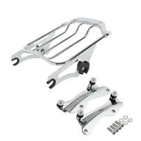Motorcycle Two Up Luggage Rack Docking Hardware For Harley Touring Road King Electra Glide 2014-2024