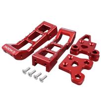 NICECNC ATV For Yamaha YFZ450R Foot Pegs Rest Pedals 450R YFZ 2009-2022 2017 2019 2020 2021 Yamaha YFZ450X 2010 2011 raudona