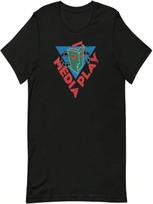 Media Play Music Movies Books Games Short-Sleeve Unisex T-Shirt Retro Tees Black S įvairiaspalvis