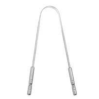 1Pcs Stainless Steel Tongue Scraper U-shaped Metal Fresh Breath Cleaning Coated Tongue Toothbrush Oral Hygiene Care Tools sidabras