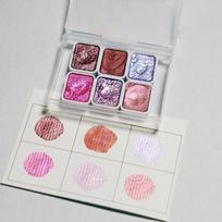 Pearl Series 1ml Art Watercolor Paint Set: 6 Varied Colors for Decoration & Nail Design