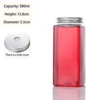 1Pcs Portable Milk Tea Drinking Bottle Beverage Bottle Plastic Water Cups Transparent Tea Coffee Bottle Juicing Beverage Bottles