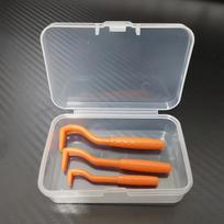 4pcs/set Tick Removal Tool Set,More Effective and Safer,Tick Removal Tools for Dogs,Suitable for Dogs, Cats, Horses, and Humans oranžinė