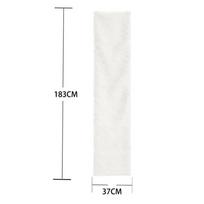 183x37cm Faux Fur Table Runner Soft Shaggy Dinning Table Decor Home Table Runners Festival Theme Holiday White Table Runner Bed