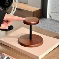Paper Cup Storage Holder Wooden Material Coffee Bar Organizer Countertop Disposable Cup Dispenser Home Supplies