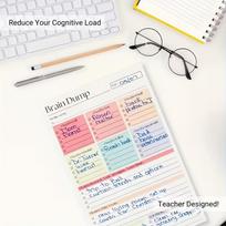 1/2Pcs Brain Dump Tear Away To-Do Notebook, A5 Daily Planning Management Manual, High-performance Journal Planner
