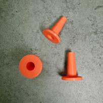 3pcs of Glass Sealing Caps, Replaceable Hard Plastic Sealing Caps. Prevent the Open Core Tube from Drying Out Too Quickly.