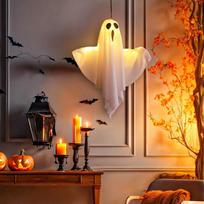 Practical-Halloween Ghost With Lights Happy Halloween Decorations For Home Favors Hanging Ghost Lantern balta