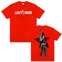 Singer Lali Esposito LA QUE LE GANA AL TIEMPO 2026 Tour T Shirts Retro Fashion Aesthetic Tshirt Unisex Women Cotton Street T Shirt S