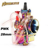 Dirt Bike 250cc Motorcycle Flat Curtain Carburetor PWK 28 30 32 34mm 2T 4T Colorful Power Jet Enduro Spare Parts Wholesale