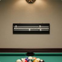 Billiard Scoreboard Easy Reading Numbers Pool Score Keeper Manual Wall Mounted Snooker Scorer for