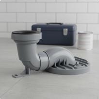 Toilet Shifter Pipe Adjustable Length PVC Waste AntiClogging Design Plumbing Fitting for