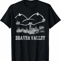 Offensive Humorous Beaver Valley Double Entendre T-Shirt S įvairiaspalvis