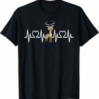 Heartbeat Antelope Kids Impala Antelope T-Shirt S įvairiaspalvis