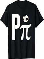 Cool Soccer Fan Math Nerd Happy Pi Day Kids T-Shirt S įvairiaspalvis