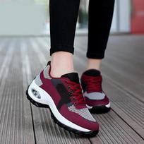 Tenis Women Sneakers Air Cushion Walking Shoes Breathable Gym Jogging Shoes for Woman Lace Up Platform Sport Shoe Tenes Feminino 35