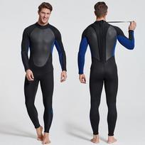 Sharkbat 3mm Men's One-Piece Wetsuit for Snorkeling, Diving, and Surfing. Warm and Cold Protection. M
