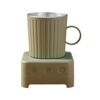 400ML Cold Drink Iced Cup Aluminum Inner Frozen Water Cup Creative Quick-cooling Cup  Office žalia