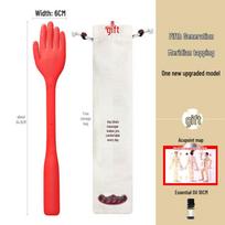 Multi-Purpose Silicone Gua Sha & Tapping Massage Tool raudona