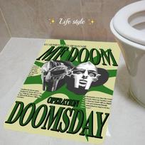 MF D-Doom Madlib Door Mat Kids Room Bedroom Decoration Balcony Anti-Slip Doormat Living Room Doormat Area Rug 40cm x 60cm