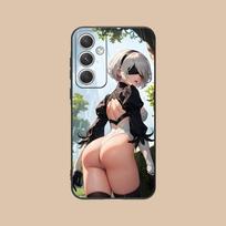 Nier 2B Automata Phone Case for Samsung Galaxy S25 S24 S23 S22 S21 S20 Note20 Plus FE Ultra Colour Printing Luxury Pretty Galaxy S22 5G