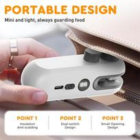 Mini Bag Sealer With Cutter And Magnet, 2025 Upgraded 2 In 1 Mini Bag Sealer, Handheld Type-C Rechargeable Bag Sealer balta