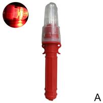 1Pcs Fishing Light Double Single Color Beacon Lamp Indicator Signal Light Lure Accessory Buoy Underwater Fish Lamp Fishing raudona