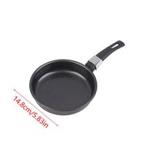 Mini Frying Pan Non-Stick Thickened Stainless Steel Frypan Pot Fried Eggs Saucepan Gas For Home Use Kitchen Cookware A