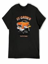 55 Gasser Cartoon Car T-Shirt Quick-Drying Fashion Shirts Vintage T Shirts For unisex Graphic S įvairiaspalvis