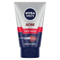 NIVEA Men Aknei linkusiai odai skirtas veido prausiklis, kovojantis su riebalais ir nešvarumais su magnolijų žievės galia, 100 g