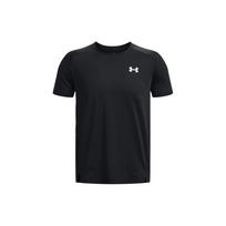 Under Armour marginti sportiniai marškinėliai trumpomis rankovėmis, apvalia iškirpte, vyriški viršutiniai drabužiai, juodi 1376785-001 S black