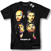 Coldplay Shirt Rock Concert Tour Vntg Graphic Design T-Shirt M