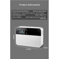 260 ML 10200mAh Insulin Serum Interferon Capsules  Mini-Fridge Cooler Small Portable Insulin Medicine Refrigerator