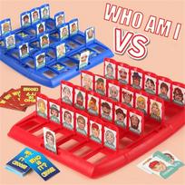 Who Guess I Am Puzzle Game Two Person Interactive Portable Tray Puzzle Board Game Suitable For Children For Kids Adults Children's Birthday Gift