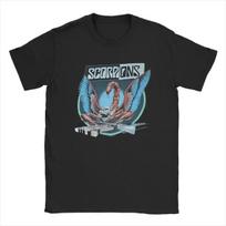 Unisexs Scorpions Rock TShirt Concert Tour Cotton Merch Fashion Crew Neck Short Sleeve Unique Women And Unisex Tshirts S